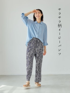 「FOUND GOOD（ファウンドグッド）のアイテム（パンツ）」を使った、FOUND GOODさん（レディース・168cm）の冬コーディネート