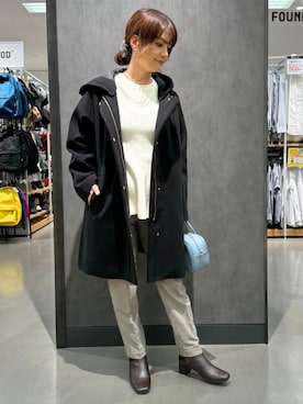 「FOUND GOOD（ファウンドグッド）のアイテム（バッグ）」を使った、FOUND GOODさん（レディース・154cm）の秋コーディネート