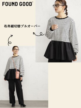 FOUND GOODさん（レディース・164cm）の春コーディネート