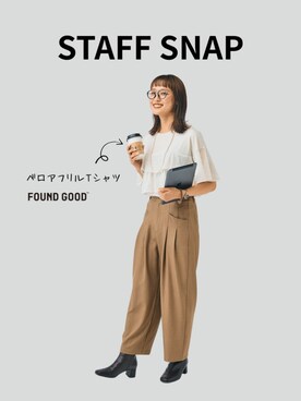 FOUND GOODさん（レディース・164cm）の秋コーディネート