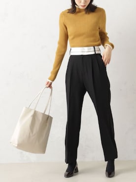 「FOUND GOOD（ファウンドグッド）のアイテム（バッグ）」を使った、FOUND GOODさん（レディース・165cm）の冬コーディネート