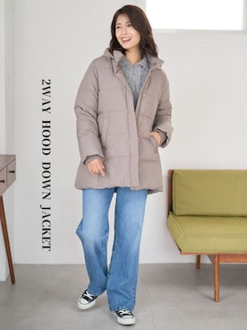 「FOUND GOOD（ファウンドグッド）のアイテム」を使った、FOUND GOODさん（レディース・167cm）の冬コーディネート