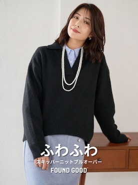 「FOUND GOOD（ファウンドグッド）のアイテム」を使った、FOUND GOODさん（レディース・167cm）の冬コーディネート