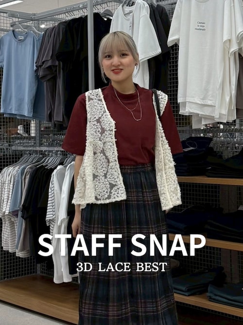 セール】3Dレースベスト（ベスト）｜FOUND GOOD（ファウンドグッド）の