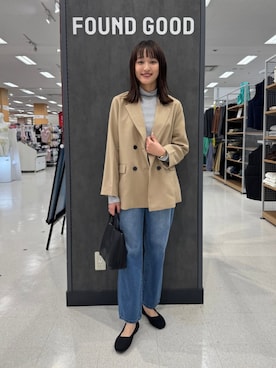 FOUND GOODさん（レディース・159cm）の春コーディネート