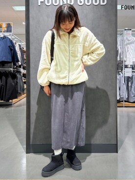 FOUND GOODさん（レディース・164cm）の冬コーディネート