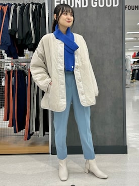 FOUND GOODさん（レディース・159cm）の秋コーディネート