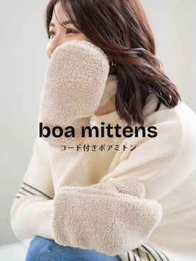 「アイテム（手袋）」を使った、FOUND GOODさん（レディース・167cm）の秋コーディネート