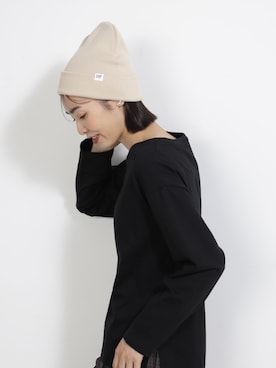 「FOUND GOOD（ファウンドグッド）のアイテム（キャップ）」を使った、FOUND GOODさん（レディース・165cm）の秋コーディネート