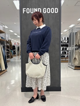 FOUND GOODさん（レディース・160cm）の春コーディネート