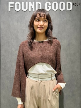 FOUND GOODさん（レディース・164cm）の秋コーディネート