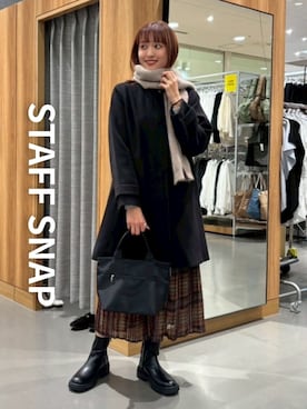 「FOUND GOOD（ファウンドグッド）のアイテム」を使った、FOUND GOODさん（レディース・164cm）の冬コーディネート