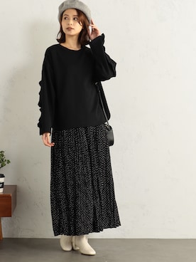 FOUND GOODさん（レディース・161cm）の冬コーディネート