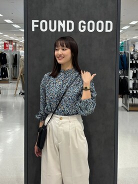 「FOUND GOOD（ファウンドグッド）のアイテム（バッグ）」を使った、FOUND GOODさん（レディース・159cm）の春コーディネート