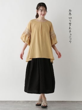 「FOUND GOOD（ファウンドグッド）のアイテム」を使った、FOUND GOODさん（レディース・166cm）の春コーディネート