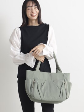 「FOUND GOOD（ファウンドグッド）のアイテム（バッグ）」を使った、FOUND GOODさん（レディース・165cm）の冬コーディネート