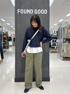 FOUND GOODさん（レディース・159cm）の春コーディネート