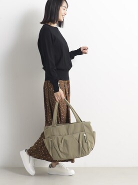 「FOUND GOOD（ファウンドグッド）のアイテム（バッグ）」を使った、FOUND GOODさん（レディース・165cm）の冬コーディネート