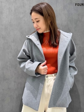 FOUND GOODさん（レディース・157cm）の冬コーディネート