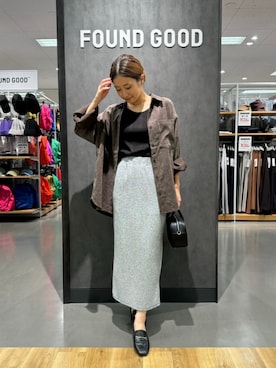 FOUND GOODさん（レディース・157cm）の秋コーディネート