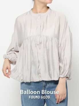 「ブラウスコーデ」｜FOUND GOODさん（レディース・168cm）の秋コーディネート