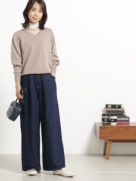 「FOUND GOOD（ファウンドグッド）のアイテム（バッグ）」を使った、FOUND GOODさん（レディース・165cm）の秋コーディネート