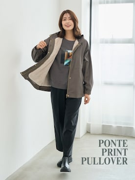 「アイテム（その他トップス）」を使った、FOUND GOODさん（レディース・167cm）の秋コーディネート