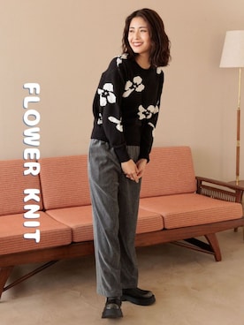 「FOUND GOOD（ファウンドグッド）のアイテム」を使った、FOUND GOODさん（レディース・167cm）の冬コーディネート