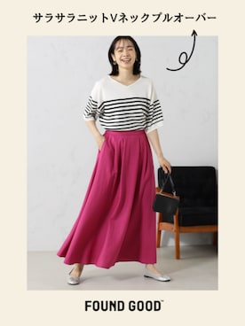 FOUND GOODさん（レディース・165cm）の夏コーディネート