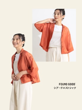 FOUND GOODさん（レディース・166cm）の夏コーディネート