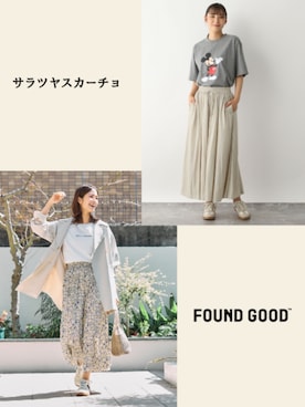 FOUND GOODさん（レディース・167cm）の春コーディネート