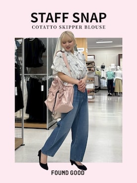 FOUND GOODさん（レディース・159cm）の春コーディネート