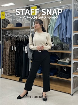 「FOUND GOOD（ファウンドグッド）のアイテム（パンツ）」を使った、FOUND GOODさん（レディース・159cm）の秋コーディネート