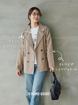 FOUND GOODさん（レディース・167cm）の秋コーディネート