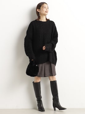 「きれいめコーディネート」｜FOUND GOODさん（レディース・165cm）の冬コーディネート