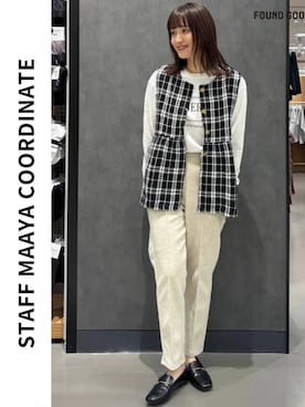 FOUND GOODさん（レディース・164cm）の冬コーディネート