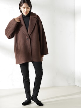 FOUND GOODさん（レディース・165cm）の冬コーディネート