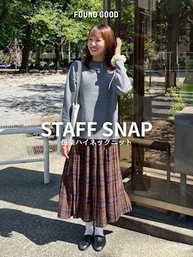 FOUND GOODさん（レディース・164cm）の秋コーディネート