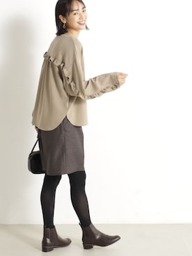 FOUND GOODさん（レディース・165cm）の冬コーディネート