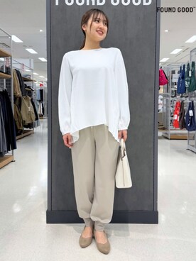 FOUND GOODさん（レディース・159cm）の冬コーディネート