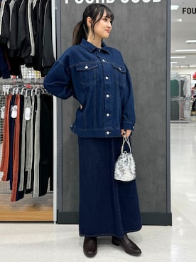 「FOUND GOOD（ファウンドグッド）のアイテム（バッグ）」を使った、FOUND GOODさん（レディース・159cm）の秋コーディネート