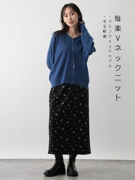 「FOUND GOOD（ファウンドグッド）のアイテム」を使った、FOUND GOODさん（レディース・168cm）の冬コーディネート