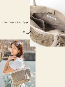 「FOUND GOOD（ファウンドグッド）のアイテム（バッグ）」を使った、FOUND GOODさん（レディース・164cm）の春コーディネート