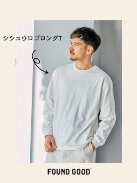 「FOUND GOOD（ファウンドグッド）のアイテム」を使った、FOUND GOODさん（メンズ・184cm）の春コーディネート
