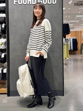 FOUND GOODさん（レディース・164cm）の冬コーディネート