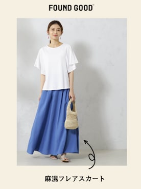 FOUND GOODさん(レディース・161cm)の夏コーディネート