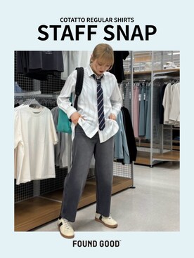 FOUND GOODさん（レディース・159cm）の春コーディネート