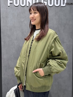 FOUND GOODさん（レディース・164cm）の冬コーディネート