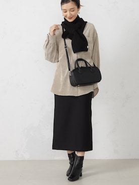 「FOUND GOOD（ファウンドグッド）のアイテム（バッグ）」を使った、FOUND GOODさん（レディース・166cm）の秋コーディネート