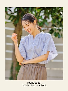 FOUND GOODさん（レディース・165cm）の夏コーディネート